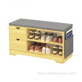 Shoes Cabinet with Drawer and Seat Cushion